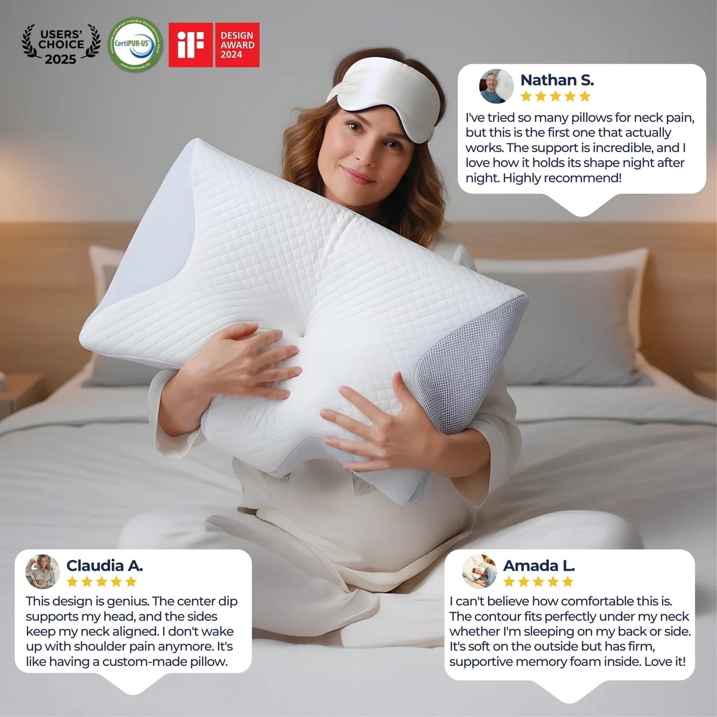 Somnixy® Contour Relief Pillow